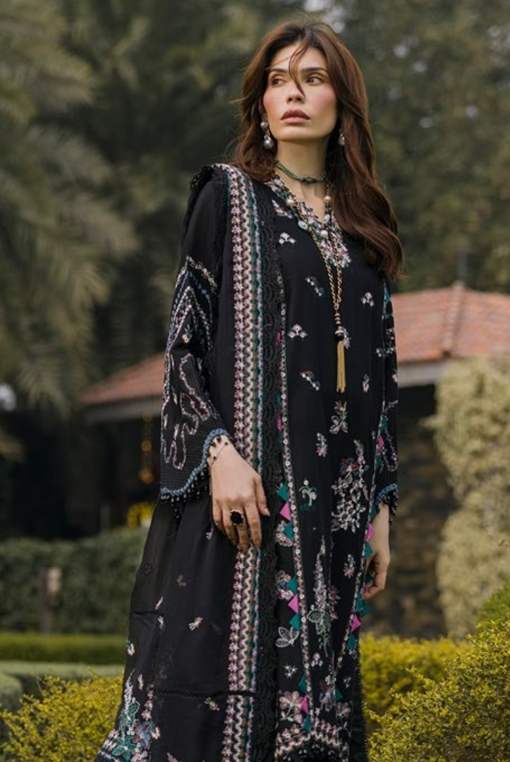 3 Piece Suit Stitched Embroidered Lawn BY Eshaisha Eid Special 2026 EA-LL-5570