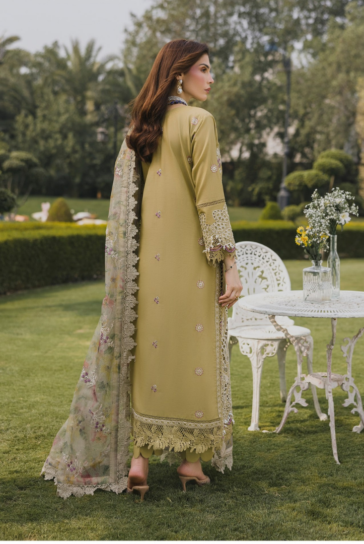 3 Piece Suit Stitched Embroidered Lawn BY Eshaisha Eid Special 2026 EA-LL-5571