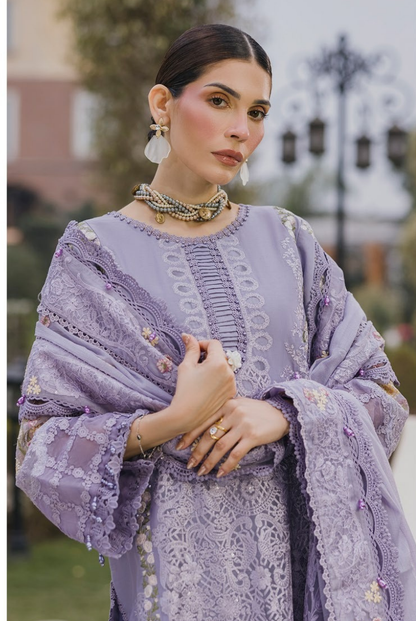 3 Piece Suit Stitched Embroidered Lawn BY Eshaisha Eid Special 2026 EA-LL-5573