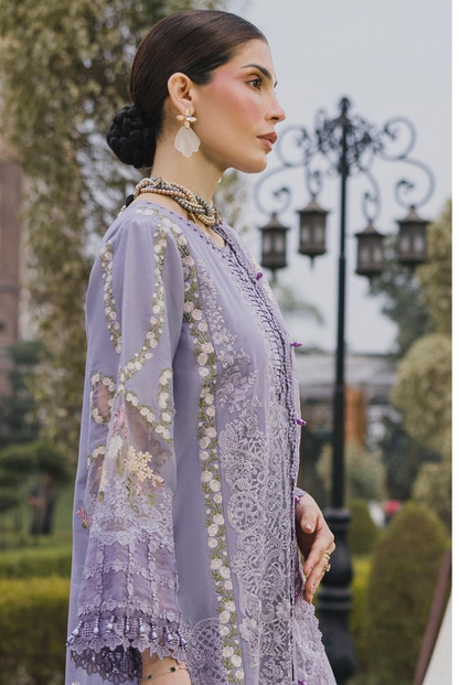 3 Piece Suit Stitched Embroidered Lawn BY Eshaisha Eid Special 2026 EA-LL-5573