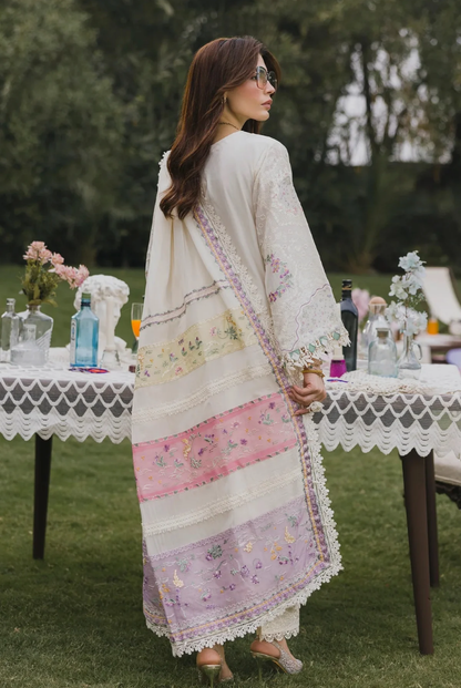 3 Piece Suit Stitched Embroidered Lawn BY Eshaisha Eid Special 2026 EA-LL-5574