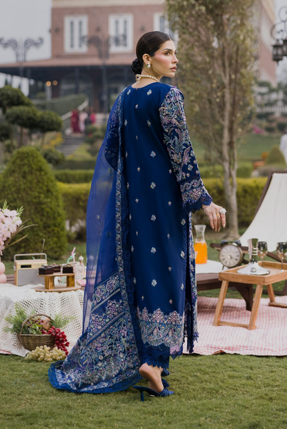 3 Piece Suit Stitched Embroidered Lawn BY Eshaisha Eid Special 2026 EA-LL-5575