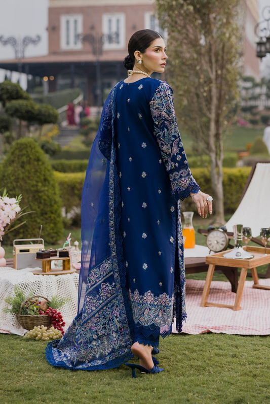 3 Piece Suit Stitched Embroidered Lawn BY Eshaisha Eid Special 2026 EA-LL-5575
