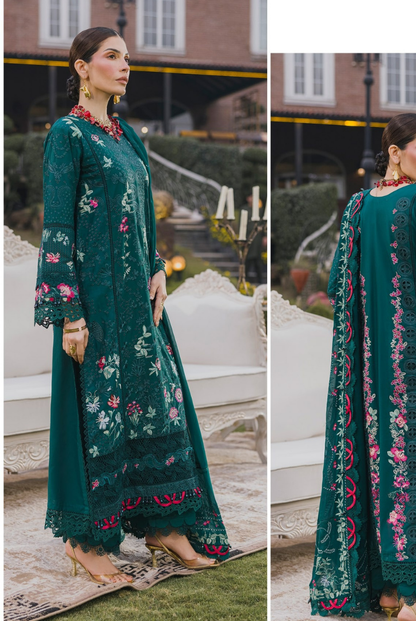 3 Piece Suit Stitched Embroidered Lawn BY Eshaisha Eid Special 2026 EA-LL-5578