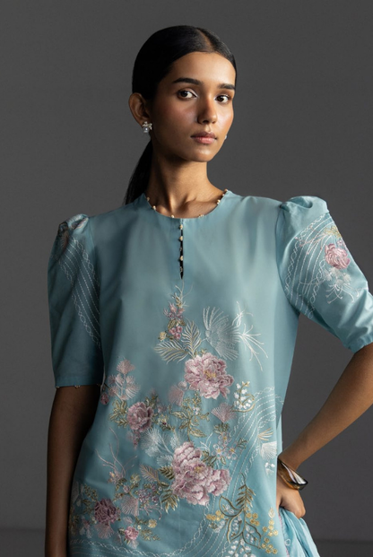 3 Piece Suit Stitched Embroidered Lawn Coco By Zara Shahjahan Lawn’26 EVIA-9B