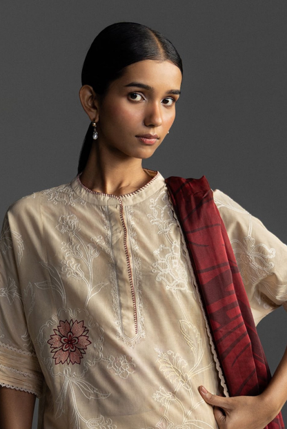 3 Piece Suit Stitched Embroidered Lawn Coco By Zara Shahjahan Lawn’26 ISLA-4A