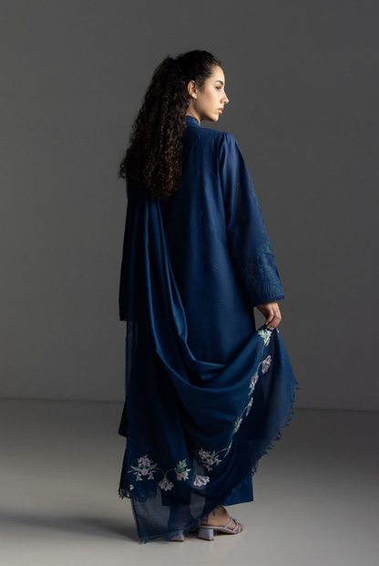 3 Piece Suit Stitched Embroidered Lawn Coco By Zara Shahjahan Lawn’26 LIORA-8A