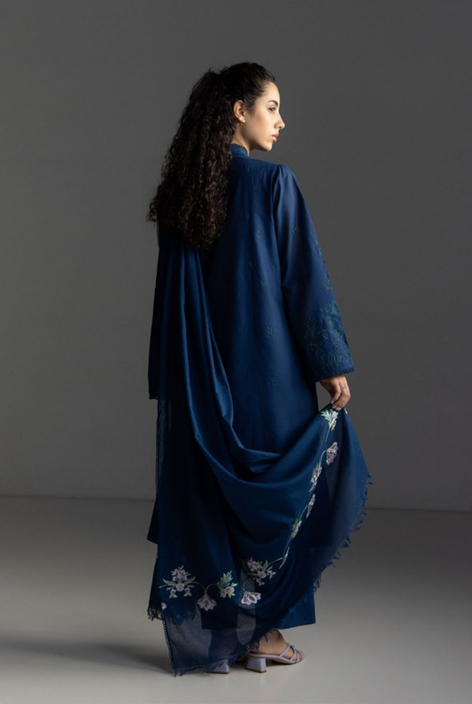 3 Piece Suit Stitched Embroidered Lawn Coco By Zara Shahjahan Lawn’26 LIORA-8A