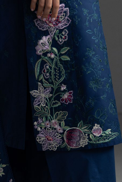 3 Piece Suit Stitched Embroidered Lawn Coco By Zara Shahjahan Lawn’26 LIORA-8A