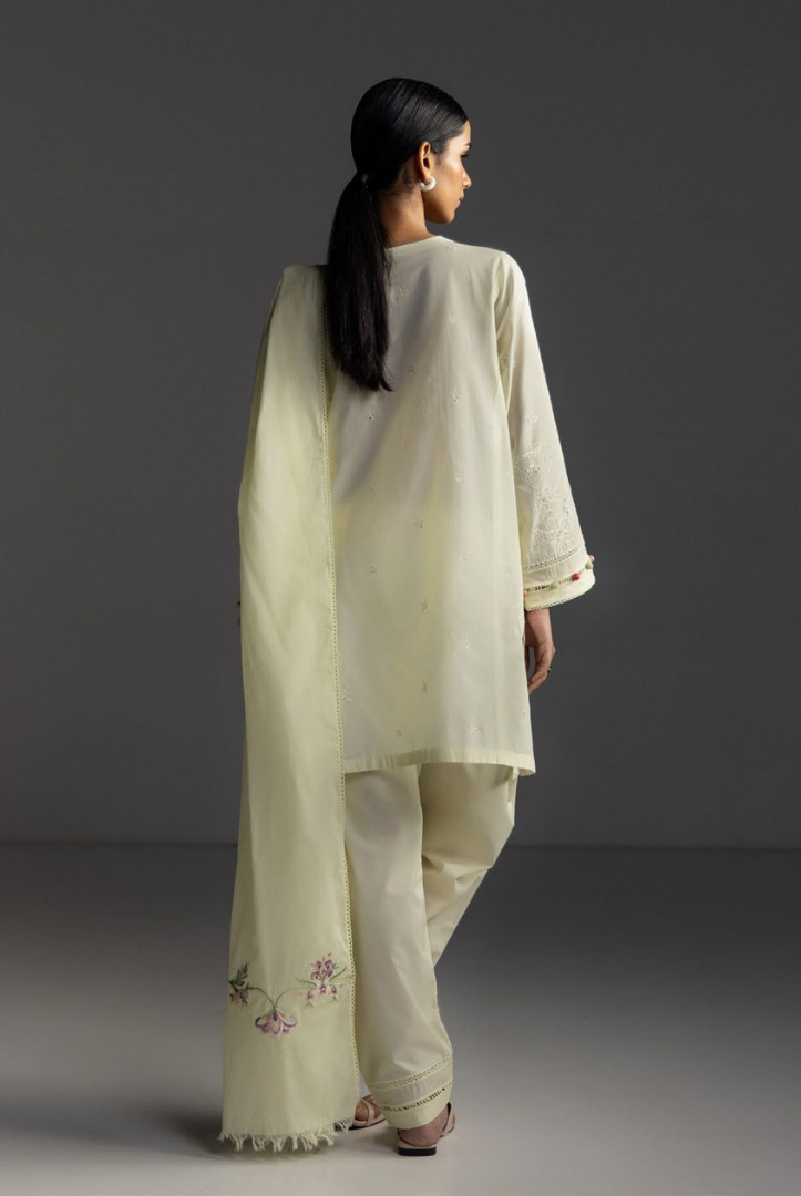 3 Piece Suit Stitched Embroidered Lawn Coco By Zara Shahjahan Lawn’26 LIORA-8B