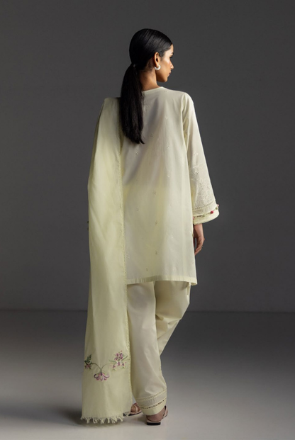 3 Piece Suit Stitched Embroidered Lawn Coco By Zara Shahjahan Lawn’26 LIORA-8B