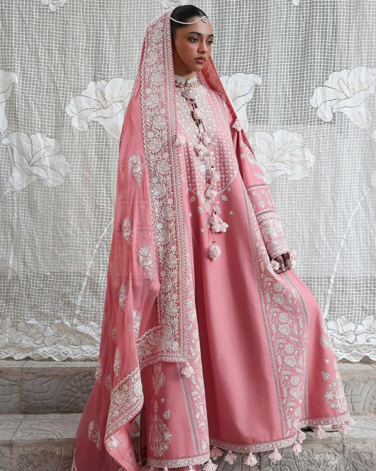 3 Piece Suit Stitched Embroidered KALABAGH Luxury Lawn '26 by Hussain Rehar Eid Edit SORTI-D#1244