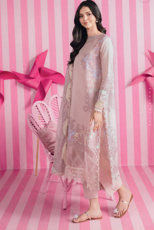 M/basics by Maria.B Spring Summer Stitched Printed Lawn 3 PC Suit – MB-CUSV13-04-B