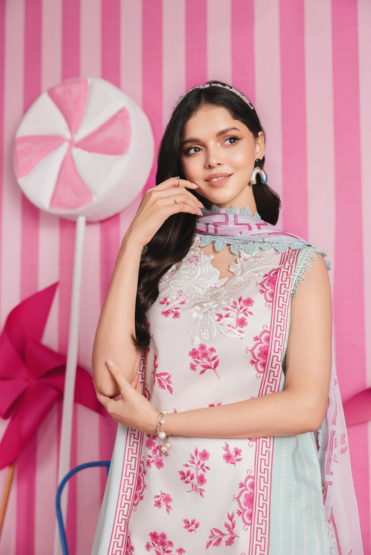 M/basics by Maria.B Spring Summer Stitched Printed Lawn 3 PC Suit – MB-CUSV13-09-A