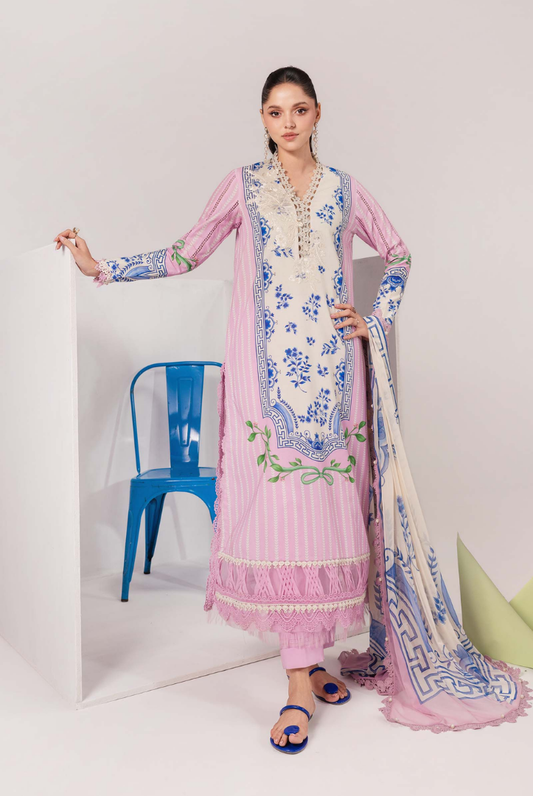 M/basics by Maria.B Spring Summer Stitched Printed Lawn 3 PC Suit – MB-CUSV13-09-B