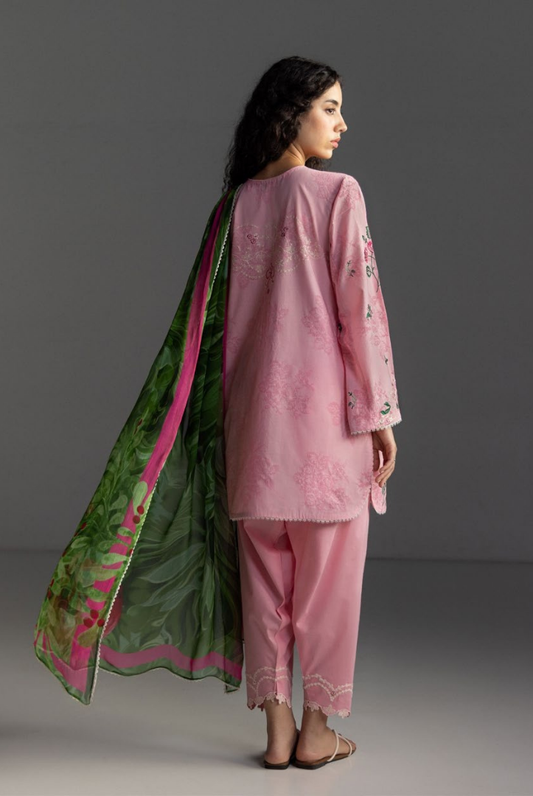 3 Piece Suit Stitched Embroidered Lawn Coco By Zara Shahjahan Lawn’26 MIRO-2A