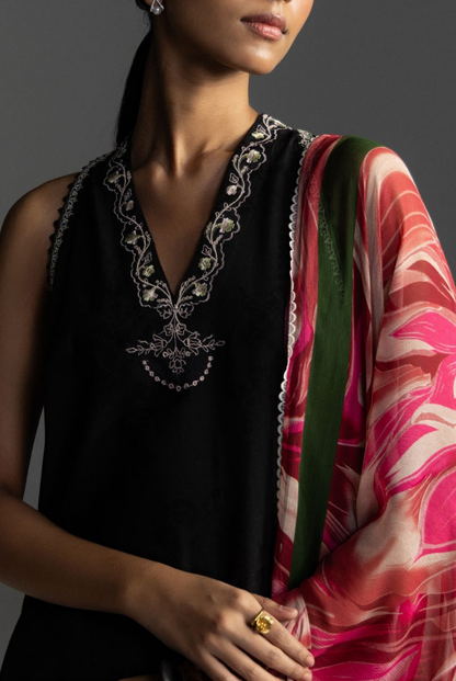 3 Piece Suit Stitched Embroidered Lawn Coco By Zara Shahjahan Lawn’26 MIRO-2B