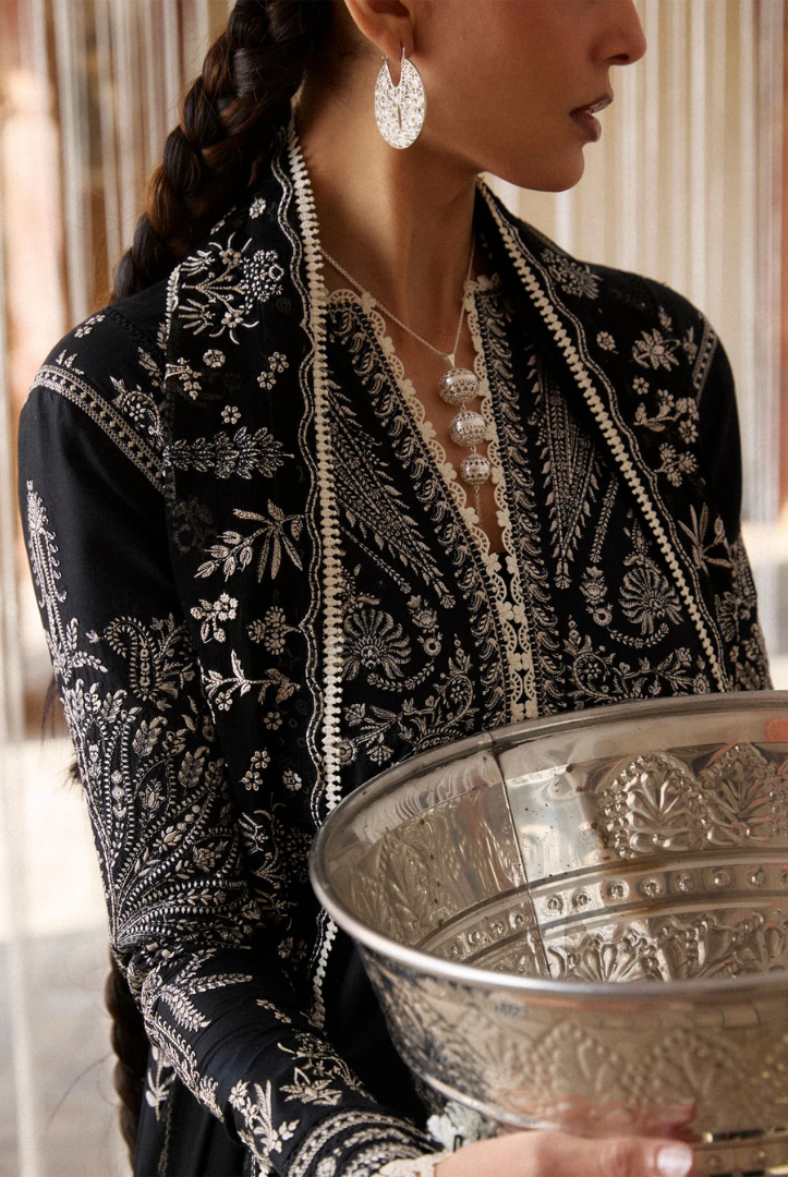 Zan by Hussain Rehar 3 Piece Suit Stitched Luxury Lawn Festive Collection'26-MESHKI