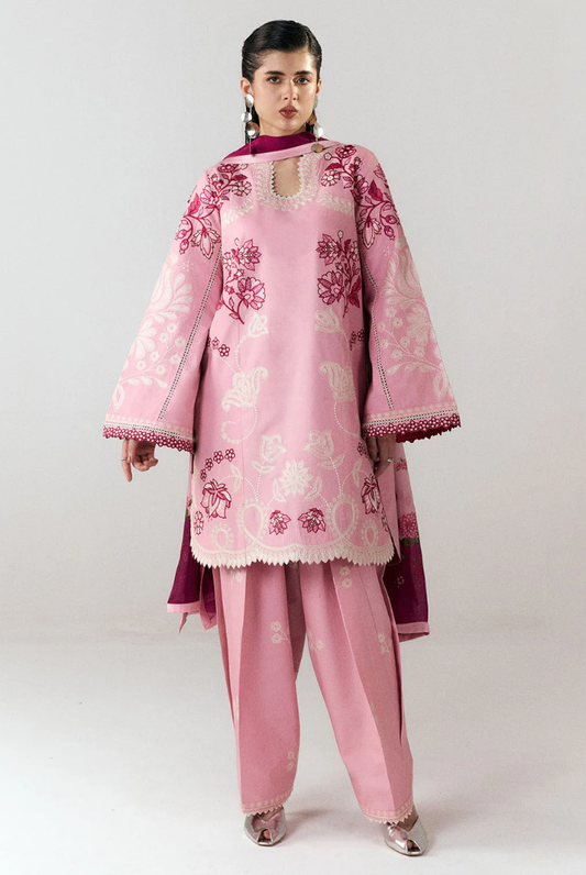 Jugnu by Hussain Rehar Stitched 3 Piece Embroidered Lawn Suit – NANYA-D#1284