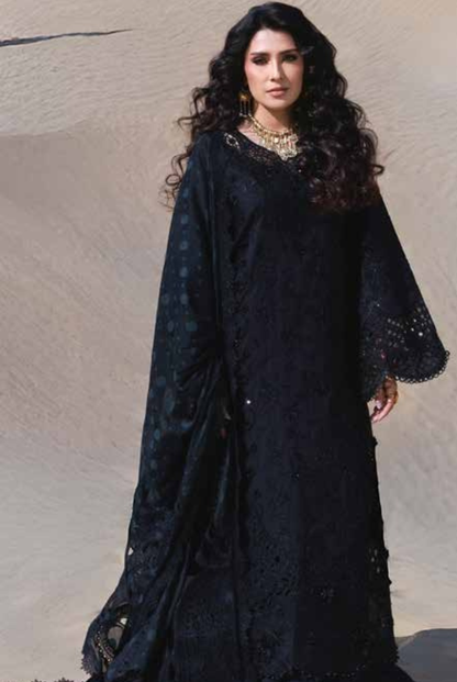 3 Piece Suit Stitched Luxury Lawn AMAN BY Nureh NE-233