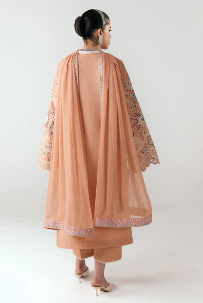 Jugnu by Hussain Rehar Stitched 3 Piece Embroidered Lawn Suit – NILA-D#1283