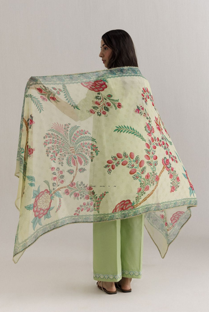 Coco by Zara Shahjahan Edit 26 Vol II Stitched Embroidered Lawn 3 Piece Suit-NOA-5B