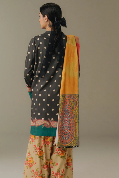 3 Piece Suit Stitched Printed Linen Drop Five Coco By Zara Shahjahan Paper Moon-3A