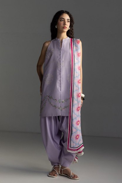 3 Piece Suit Stitched Embroidered Lawn Coco By Zara Shahjahan Lawn’26 RIVAE-1A
