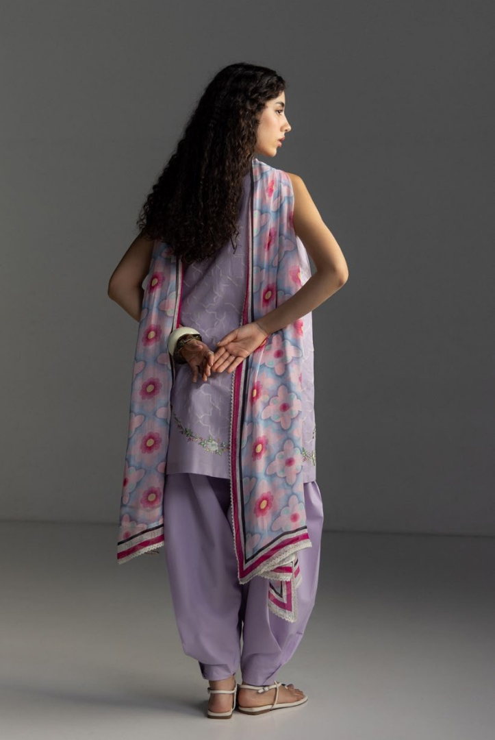 3 Piece Suit Stitched Embroidered Lawn Coco By Zara Shahjahan Lawn’26 RIVAE-1A