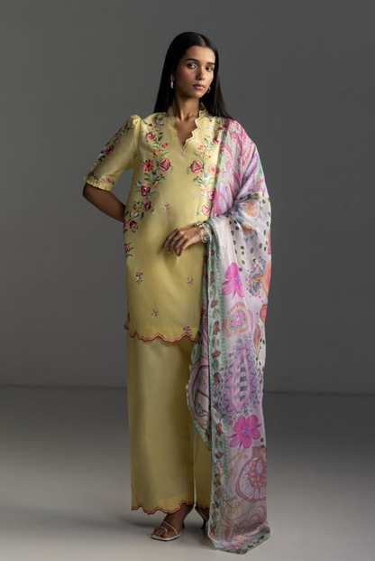 3 Piece Suit Stitched Embroidered Lawn Coco By Zara Shahjahan Lawn’26 SEREN-5B