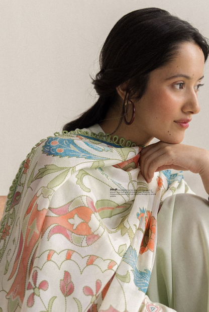 Coco by Zara Shahjahan Edit 26 Vol II Stitched Embroidered Lawn 3 Piece Suit-SIA-4B