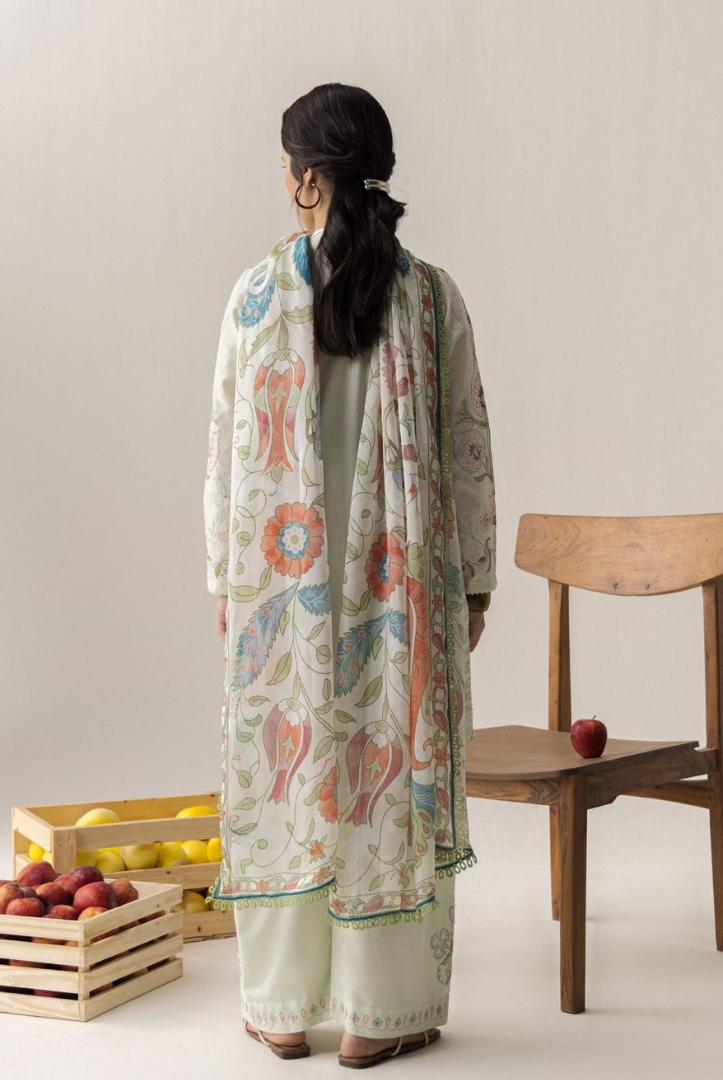 Coco by Zara Shahjahan Edit 26 Vol II Stitched Embroidered Lawn 3 Piece Suit-SIA-4B