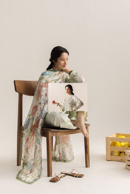 Coco by Zara Shahjahan Edit 26 Vol II Stitched Embroidered Lawn 3 Piece Suit-SIA-4B