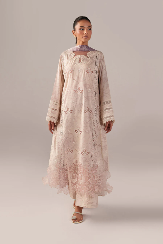 3 Piece Suit Stitched Embroidered Lawn BY Iznik Spring Summer 2026 SS-01