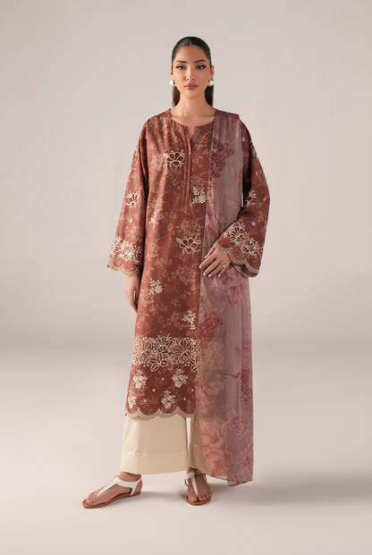 3 Piece Suit Stitched Embroidered Lawn BY Iznik Spring Summer 2026 SS-02