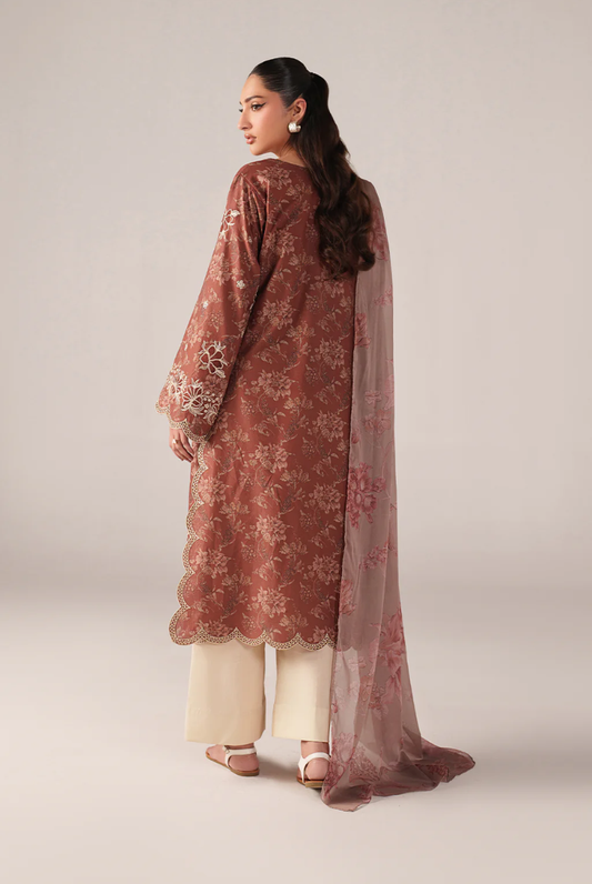 3 Piece Suit Stitched Embroidered Lawn BY Iznik Spring Summer 2026 SS-02