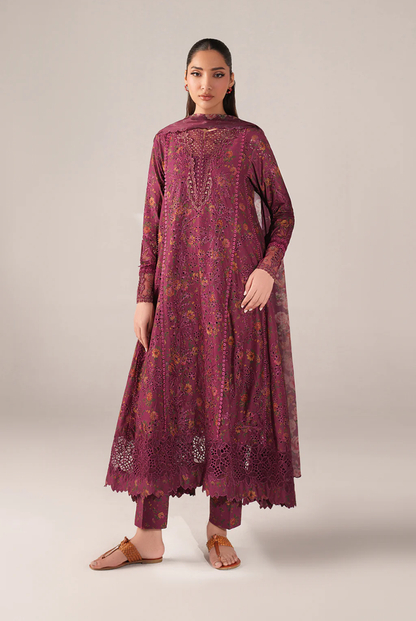 3 Piece Suit Stitched Embroidered Lawn BY Iznik Spring Summer 2026 SS-04