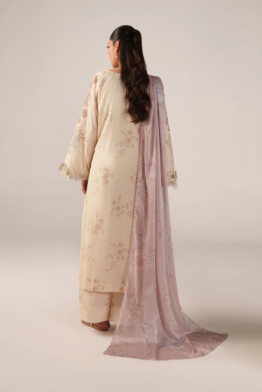 3 Piece Suit Stitched Embroidered Lawn BY Iznik Spring Summer 2026 SS-06