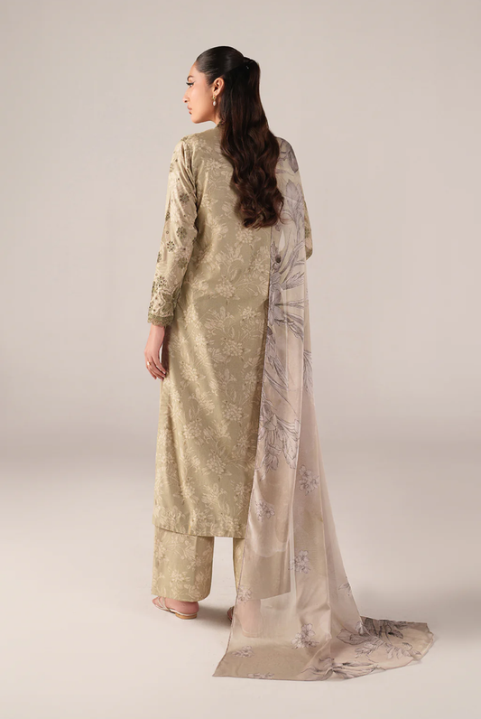 3 Piece Suit Stitched Embroidered Lawn BY Iznik Spring Summer 2026 SS-07