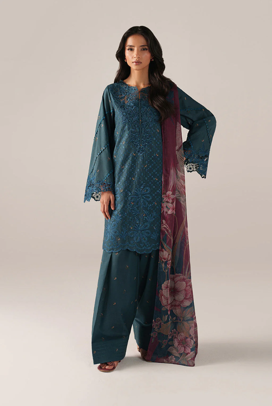 3 Piece Suit Stitched Embroidered Lawn BY Iznik Spring Summer 2026 SS-10