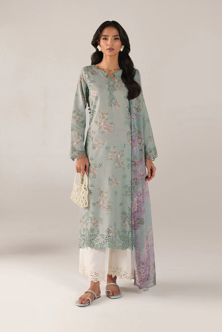 3 Piece Suit Stitched Embroidered Lawn BY Iznik Spring Summer 2026 SS-12