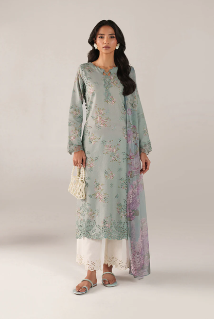 3 Piece Suit Stitched Embroidered Lawn BY Iznik Spring Summer 2026 SS-12