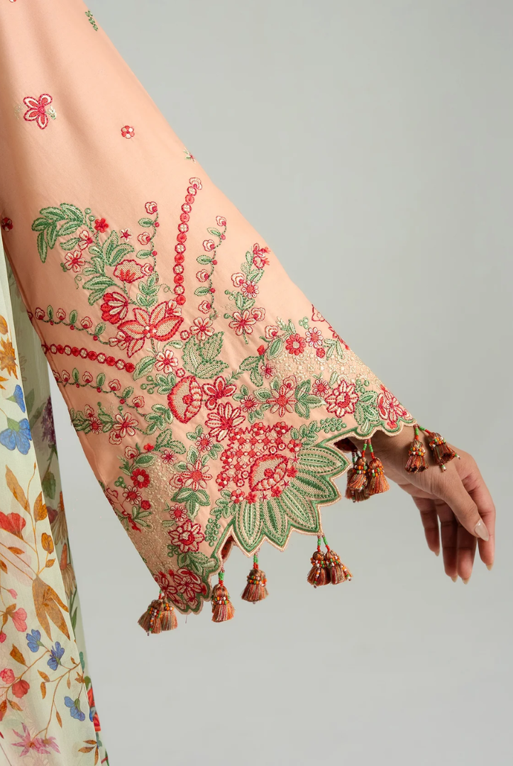 Zan by Hussain Rehar 3 Piece Suit Stitched Luxury Lawn Festive Collection'26-SEFTALI