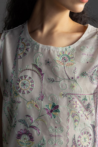 3 Piece Suit Stitched Embroidered Lawn Coco By Zara Shahjahan Lawn’26 VEYA-7A
