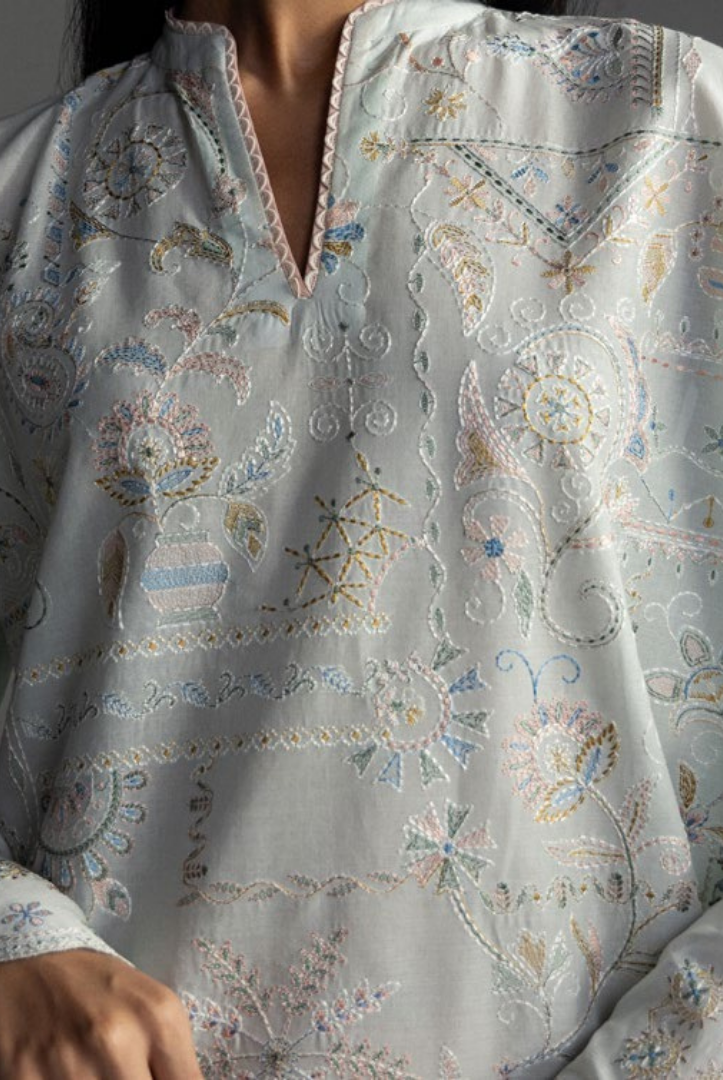 3 Piece Suit Stitched Embroidered Lawn Coco By Zara Shahjahan Lawn’26 VEYA-7B