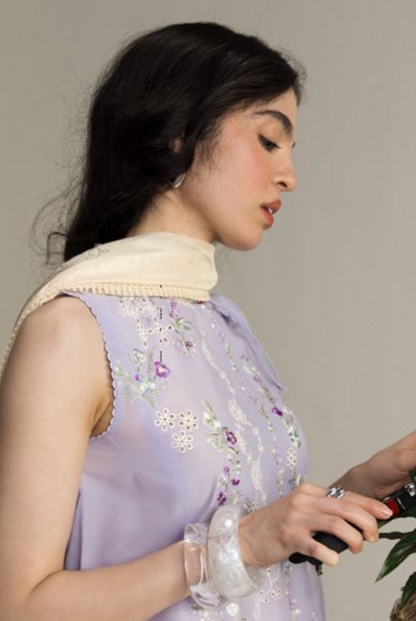 Coco by Zara Shahjahan Edit 26 Vol II Stitched Embroidered Lawn 3 Piece Suit-YURA-3B