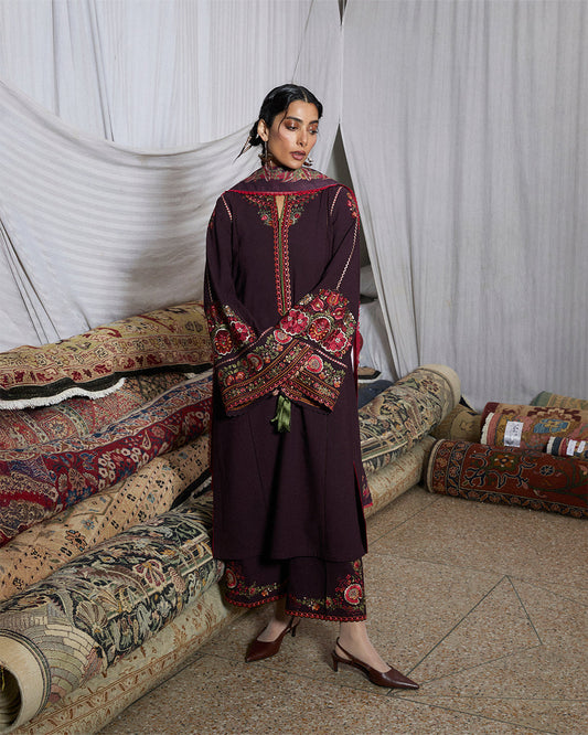 Stitched Karandi Embroidered Jugnu by Hussain Rehar