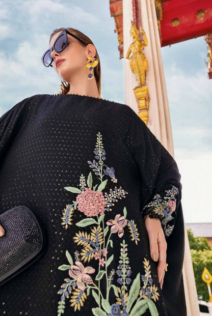 3 Piece Stitched Printed Linen Suit Maria B MPrints Winter Collection MBMP