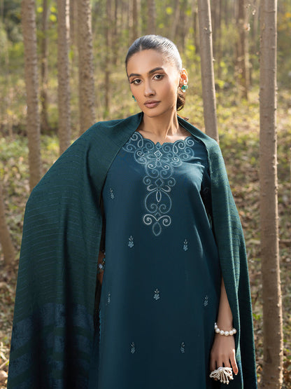 3 PC - Mystique by Sanam Saeed - Stitched Luxury Collection - Forest Green (Article-09)