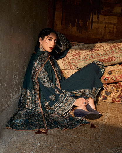 Stitched Karandi Embroidered Jugnu by Hussain Rehar